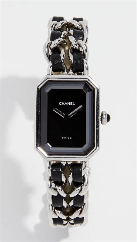 chanel silver watch